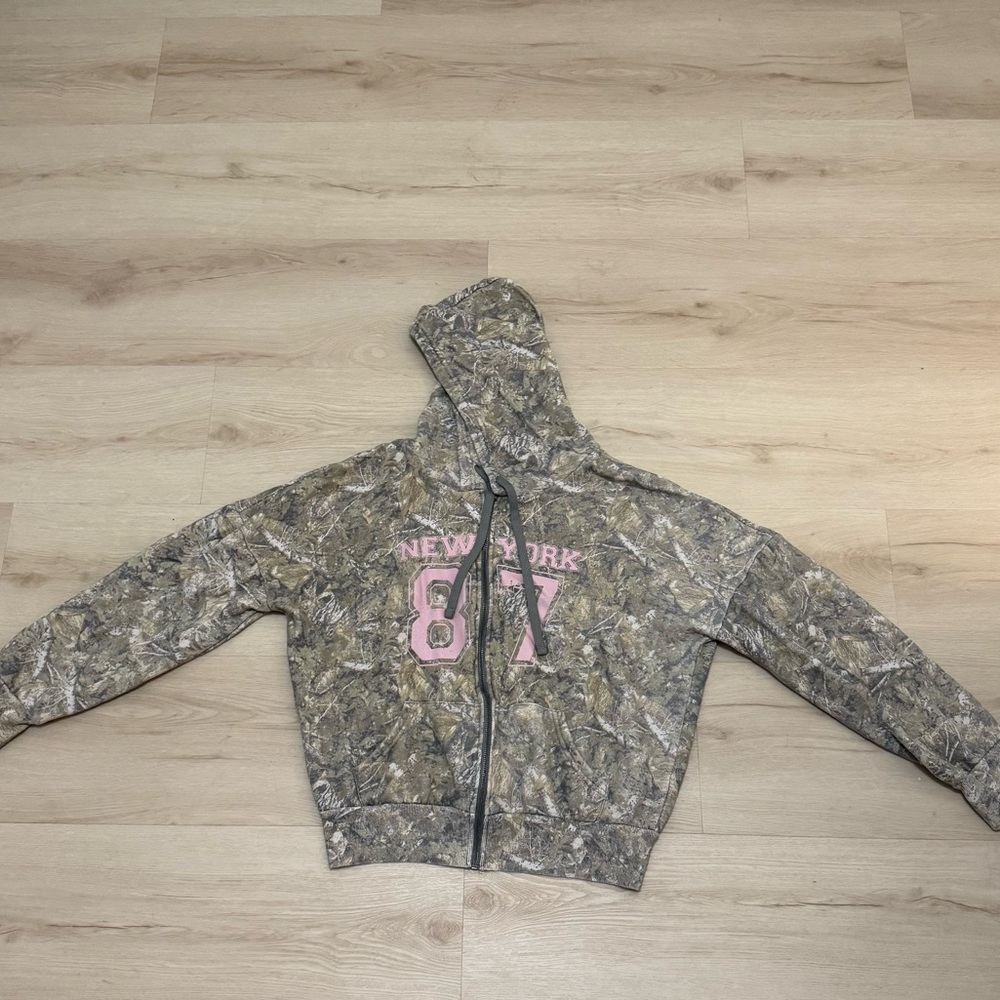 Kids Camouflage Hoodie Jacket